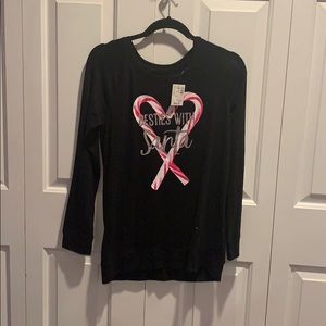 Black Justice Christmas Long Sleeve